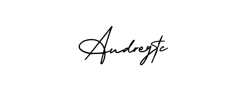 if you are searching for the best signature style for your name Audreytc. so please give up your signature search. here we have designed multiple signature styles  using AmerikaSignatureDemo-Regular. Audreytc signature style 3 images and pictures png