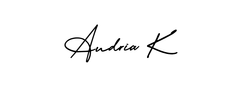 Here are the top 10 professional signature styles for the name Audria K. These are the best autograph styles you can use for your name. Audria K signature style 3 images and pictures png