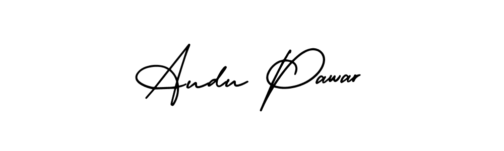 Make a short Audu Pawar signature style. Manage your documents anywhere anytime using AmerikaSignatureDemo-Regular. Create and add eSignatures, submit forms, share and send files easily. Audu Pawar signature style 3 images and pictures png