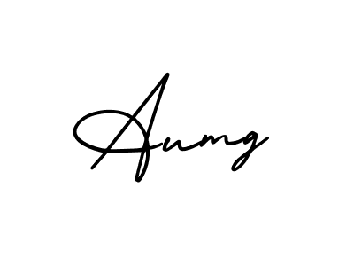 Also we have Aumg name is the best signature style. Create professional handwritten signature collection using AmerikaSignatureDemo-Regular autograph style. Aumg signature style 3 images and pictures png