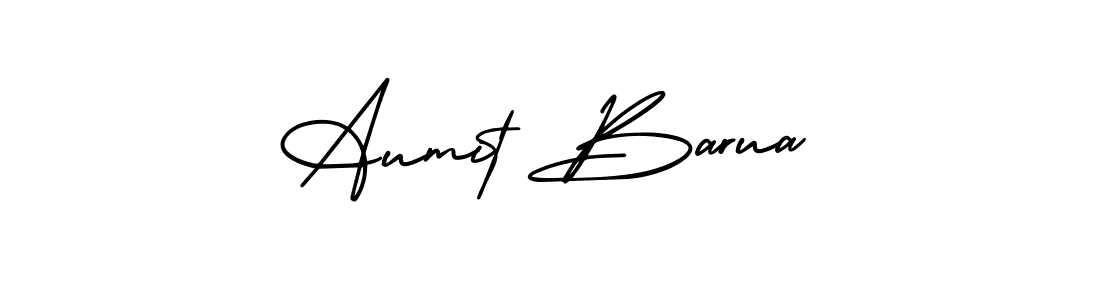 Make a beautiful signature design for name Aumit Barua. Use this online signature maker to create a handwritten signature for free. Aumit Barua signature style 3 images and pictures png