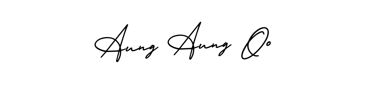 How to Draw Aung Aung Oo signature style? AmerikaSignatureDemo-Regular is a latest design signature styles for name Aung Aung Oo. Aung Aung Oo signature style 3 images and pictures png