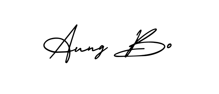 Once you've used our free online signature maker to create your best signature AmerikaSignatureDemo-Regular style, it's time to enjoy all of the benefits that Aung Bo name signing documents. Aung Bo signature style 3 images and pictures png