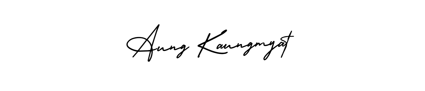 Make a beautiful signature design for name Aung Kaungmyat. Use this online signature maker to create a handwritten signature for free. Aung Kaungmyat signature style 3 images and pictures png