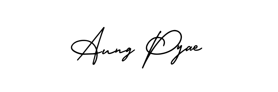 Best and Professional Signature Style for Aung Pyae. AmerikaSignatureDemo-Regular Best Signature Style Collection. Aung Pyae signature style 3 images and pictures png