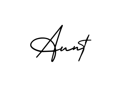 Make a beautiful signature design for name Aunt. Use this online signature maker to create a handwritten signature for free. Aunt signature style 3 images and pictures png