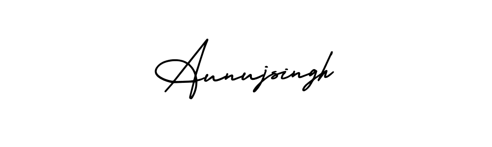 Also You can easily find your signature by using the search form. We will create Aunujsingh name handwritten signature images for you free of cost using AmerikaSignatureDemo-Regular sign style. Aunujsingh signature style 3 images and pictures png