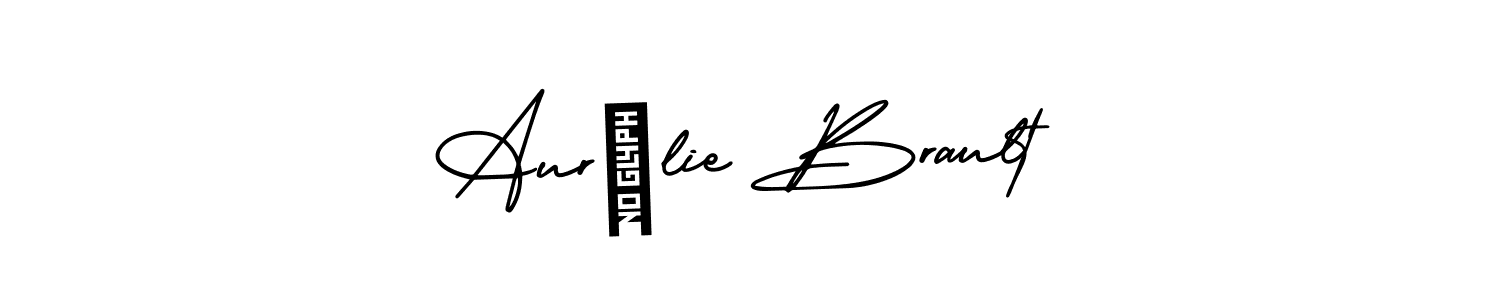 Also You can easily find your signature by using the search form. We will create Aurélie Brault name handwritten signature images for you free of cost using AmerikaSignatureDemo-Regular sign style. Aurélie Brault signature style 3 images and pictures png
