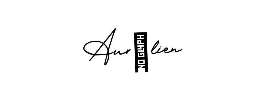 Create a beautiful signature design for name Aurélien. With this signature (AmerikaSignatureDemo-Regular) fonts, you can make a handwritten signature for free. Aurélien signature style 3 images and pictures png