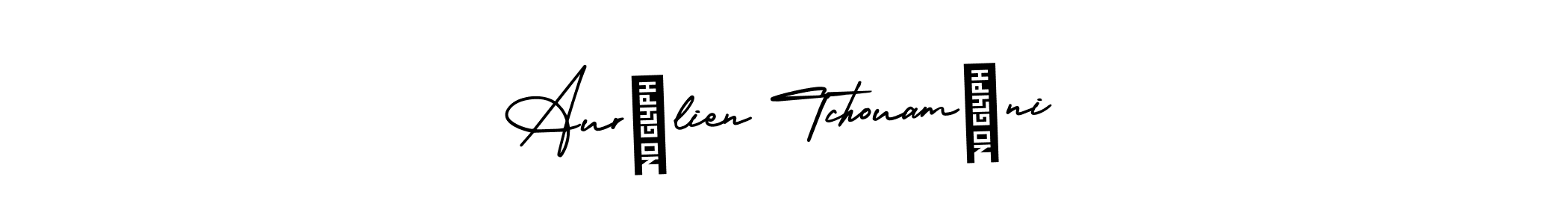 if you are searching for the best signature style for your name Aurélien Tchouaméni. so please give up your signature search. here we have designed multiple signature styles  using AmerikaSignatureDemo-Regular. Aurélien Tchouaméni signature style 3 images and pictures png