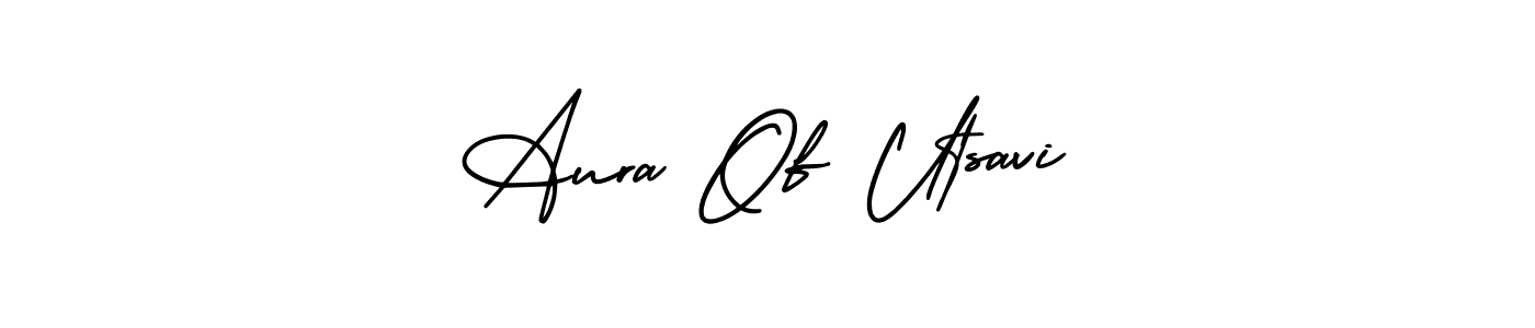 How to Draw Aura Of Utsavi signature style? AmerikaSignatureDemo-Regular is a latest design signature styles for name Aura Of Utsavi. Aura Of Utsavi signature style 3 images and pictures png