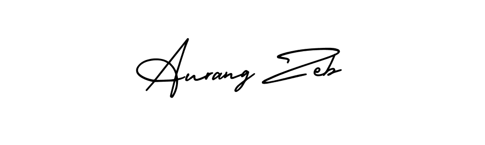 The best way (AmerikaSignatureDemo-Regular) to make a short signature is to pick only two or three words in your name. The name Aurang Zeb include a total of six letters. For converting this name. Aurang Zeb signature style 3 images and pictures png