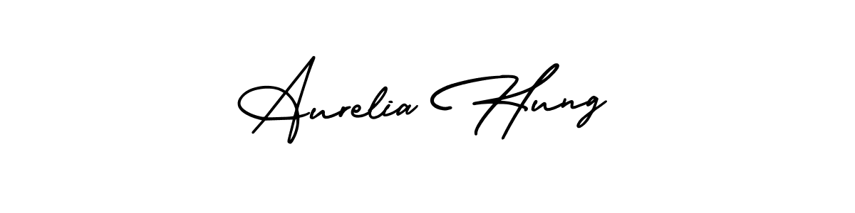 How to make Aurelia Hung signature? AmerikaSignatureDemo-Regular is a professional autograph style. Create handwritten signature for Aurelia Hung name. Aurelia Hung signature style 3 images and pictures png