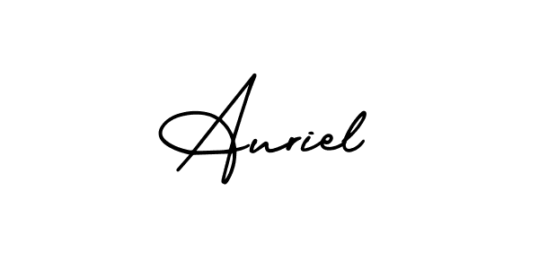 Make a beautiful signature design for name Auriel. With this signature (AmerikaSignatureDemo-Regular) style, you can create a handwritten signature for free. Auriel signature style 3 images and pictures png