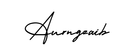 Create an unforgettable impression when signing with Aurngzaib name styled in AmerikaSignatureDemo-Regular typography. 100% free online generator. Aurngzaib signature style 3 images and pictures png