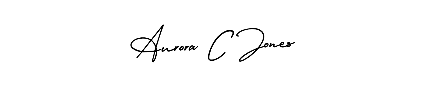 AmerikaSignatureDemo-Regular is a professional signature style that is perfect for those who want to add a touch of class to their signature. It is also a great choice for those who want to make their signature more unique. Get Aurora C Jones name to fancy signature for free. Aurora C Jones signature style 3 images and pictures png