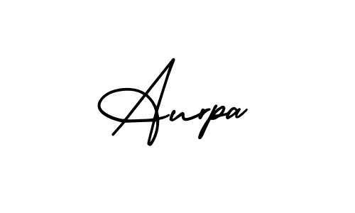 Aurpa stylish signature style. Best Handwritten Sign (AmerikaSignatureDemo-Regular) for my name. Handwritten Signature Collection Ideas for my name Aurpa. Aurpa signature style 3 images and pictures png