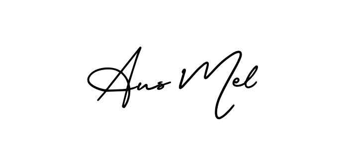 Also we have Aus Mel name is the best signature style. Create professional handwritten signature collection using AmerikaSignatureDemo-Regular autograph style. Aus Mel signature style 3 images and pictures png
