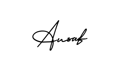 Make a beautiful signature design for name Ausaf. Use this online signature maker to create a handwritten signature for free. Ausaf signature style 3 images and pictures png