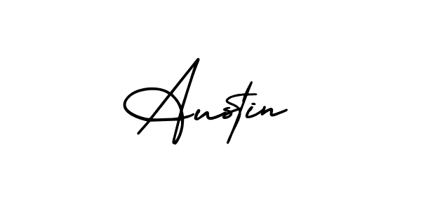 Design your own signature with our free online signature maker. With this signature software, you can create a handwritten (AmerikaSignatureDemo-Regular) signature for name Austin. Austin signature style 3 images and pictures png