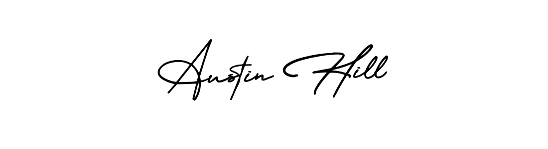 Check out images of Autograph of Austin Hill name. Actor Austin Hill Signature Style. AmerikaSignatureDemo-Regular is a professional sign style online. Austin Hill signature style 3 images and pictures png