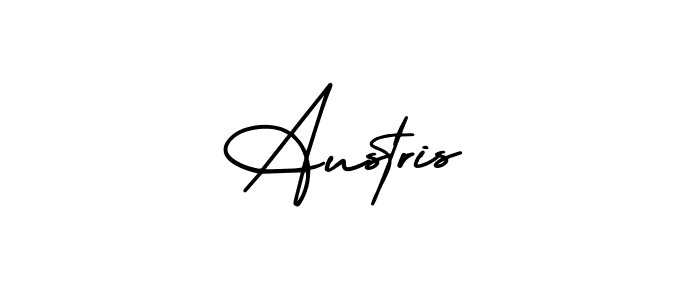 Make a beautiful signature design for name Austris. Use this online signature maker to create a handwritten signature for free. Austris signature style 3 images and pictures png