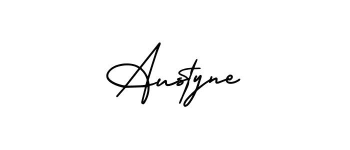 The best way (AmerikaSignatureDemo-Regular) to make a short signature is to pick only two or three words in your name. The name Austyne include a total of six letters. For converting this name. Austyne signature style 3 images and pictures png