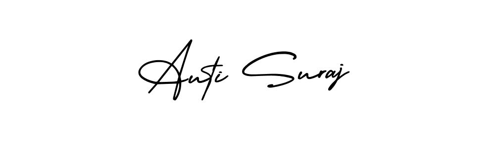 How to Draw Auti Suraj signature style? AmerikaSignatureDemo-Regular is a latest design signature styles for name Auti Suraj. Auti Suraj signature style 3 images and pictures png