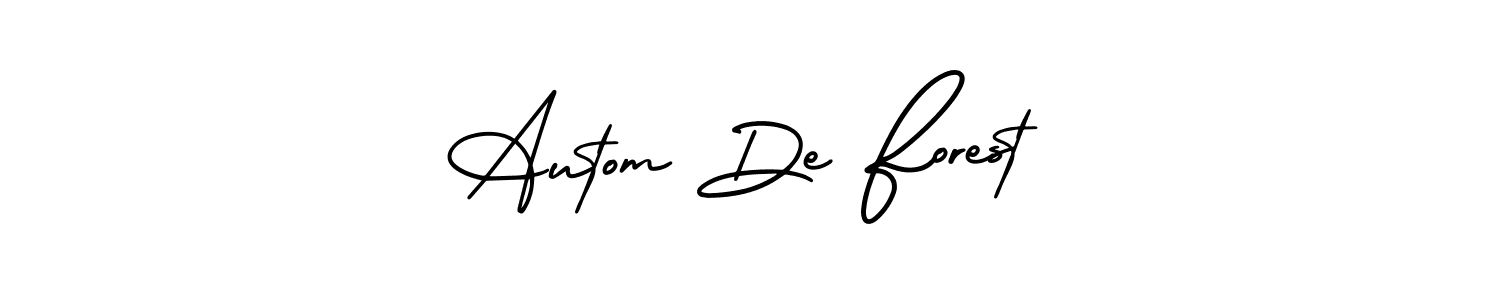 Here are the top 10 professional signature styles for the name Autom De Forest. These are the best autograph styles you can use for your name. Autom De Forest signature style 3 images and pictures png