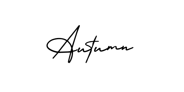 Design your own signature with our free online signature maker. With this signature software, you can create a handwritten (AmerikaSignatureDemo-Regular) signature for name Autumn. Autumn signature style 3 images and pictures png