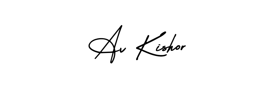 You can use this online signature creator to create a handwritten signature for the name Av Kishor. This is the best online autograph maker. Av Kishor signature style 3 images and pictures png