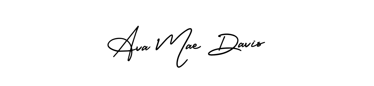 Use a signature maker to create a handwritten signature online. With this signature software, you can design (AmerikaSignatureDemo-Regular) your own signature for name Ava Mae Davis. Ava Mae Davis signature style 3 images and pictures png