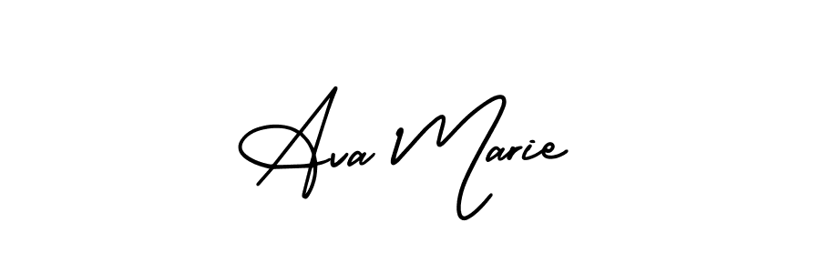 This is the best signature style for the Ava Marie name. Also you like these signature font (AmerikaSignatureDemo-Regular). Mix name signature. Ava Marie signature style 3 images and pictures png