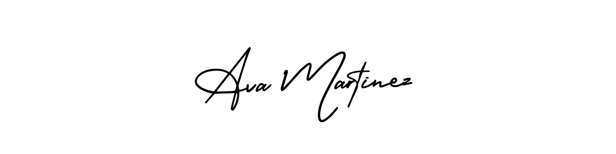 Also You can easily find your signature by using the search form. We will create Ava Martinez name handwritten signature images for you free of cost using AmerikaSignatureDemo-Regular sign style. Ava Martinez signature style 3 images and pictures png