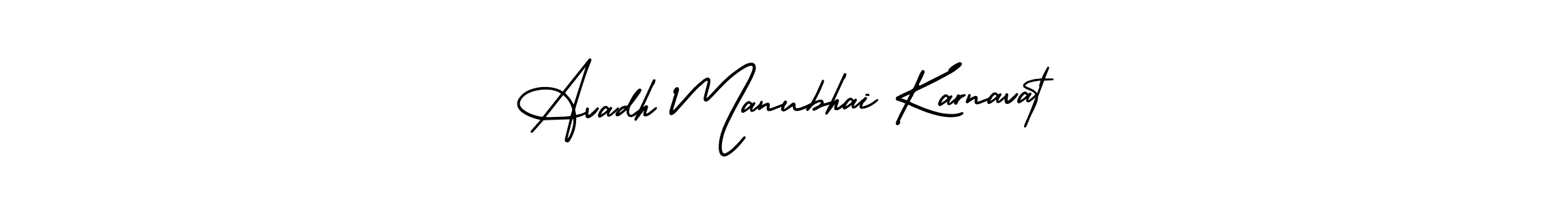 You can use this online signature creator to create a handwritten signature for the name Avadh Manubhai Karnavat. This is the best online autograph maker. Avadh Manubhai Karnavat signature style 3 images and pictures png