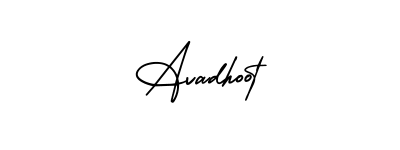 Avadhoot stylish signature style. Best Handwritten Sign (AmerikaSignatureDemo-Regular) for my name. Handwritten Signature Collection Ideas for my name Avadhoot. Avadhoot signature style 3 images and pictures png