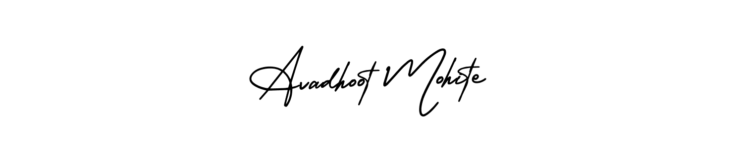 It looks lik you need a new signature style for name Avadhoot Mohite. Design unique handwritten (AmerikaSignatureDemo-Regular) signature with our free signature maker in just a few clicks. Avadhoot Mohite signature style 3 images and pictures png