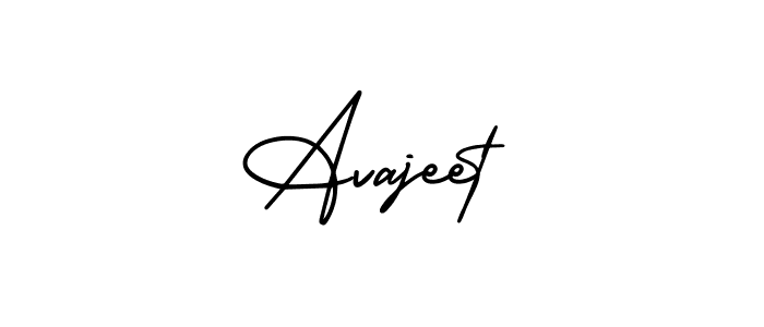 Avajeet stylish signature style. Best Handwritten Sign (AmerikaSignatureDemo-Regular) for my name. Handwritten Signature Collection Ideas for my name Avajeet. Avajeet signature style 3 images and pictures png