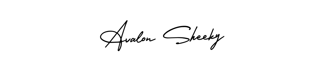 Best and Professional Signature Style for Avalon Sheeky. AmerikaSignatureDemo-Regular Best Signature Style Collection. Avalon Sheeky signature style 3 images and pictures png