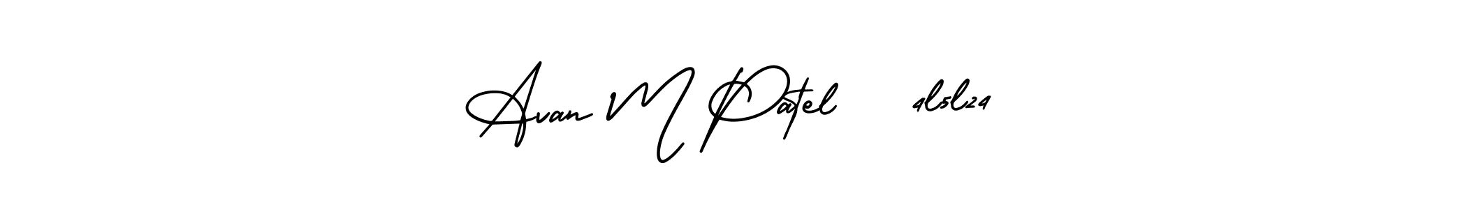 Check out images of Autograph of Avan M Patel   4l5l24 name. Actor Avan M Patel   4l5l24 Signature Style. AmerikaSignatureDemo-Regular is a professional sign style online. Avan M Patel   4l5l24 signature style 3 images and pictures png