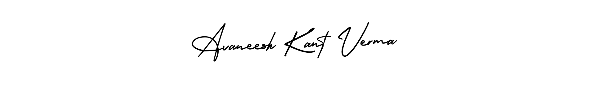 Design your own signature with our free online signature maker. With this signature software, you can create a handwritten (AmerikaSignatureDemo-Regular) signature for name Avaneesh Kant Verma. Avaneesh Kant Verma signature style 3 images and pictures png