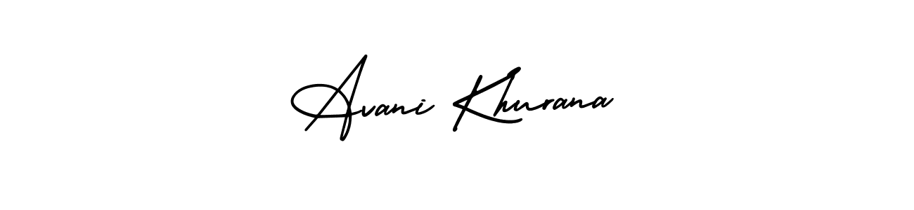 Use a signature maker to create a handwritten signature online. With this signature software, you can design (AmerikaSignatureDemo-Regular) your own signature for name Avani Khurana. Avani Khurana signature style 3 images and pictures png