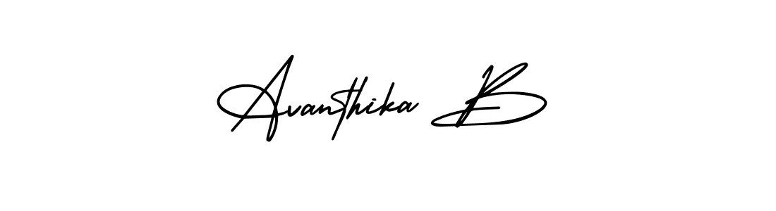 Similarly AmerikaSignatureDemo-Regular is the best handwritten signature design. Signature creator online .You can use it as an online autograph creator for name Avanthika B. Avanthika B signature style 3 images and pictures png