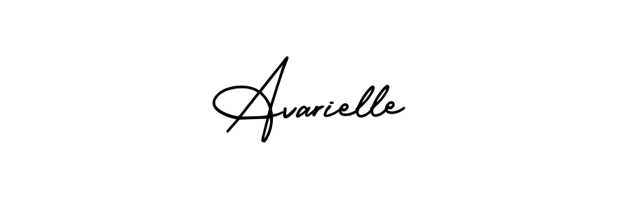 Design your own signature with our free online signature maker. With this signature software, you can create a handwritten (AmerikaSignatureDemo-Regular) signature for name Avarielle. Avarielle signature style 3 images and pictures png