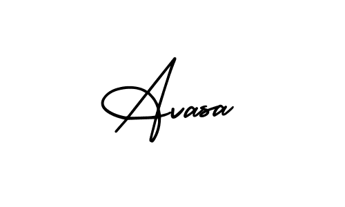 You should practise on your own different ways (AmerikaSignatureDemo-Regular) to write your name (Avasa) in signature. don't let someone else do it for you. Avasa signature style 3 images and pictures png