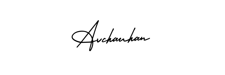 Create a beautiful signature design for name Avchauhan. With this signature (AmerikaSignatureDemo-Regular) fonts, you can make a handwritten signature for free. Avchauhan signature style 3 images and pictures png
