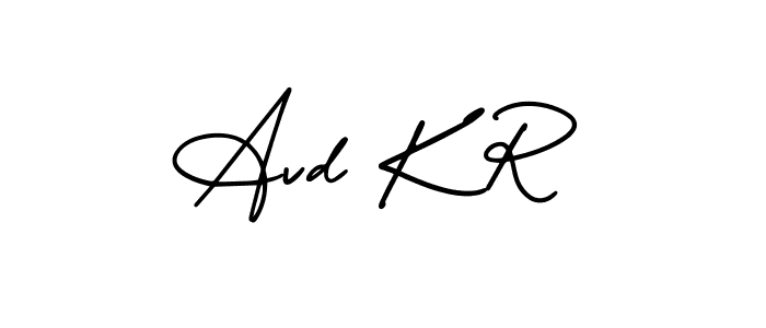 Similarly AmerikaSignatureDemo-Regular is the best handwritten signature design. Signature creator online .You can use it as an online autograph creator for name Avd K R. Avd K R signature style 3 images and pictures png