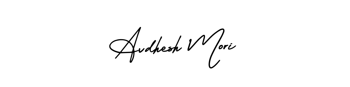 Use a signature maker to create a handwritten signature online. With this signature software, you can design (AmerikaSignatureDemo-Regular) your own signature for name Avdhesh Mori. Avdhesh Mori signature style 3 images and pictures png