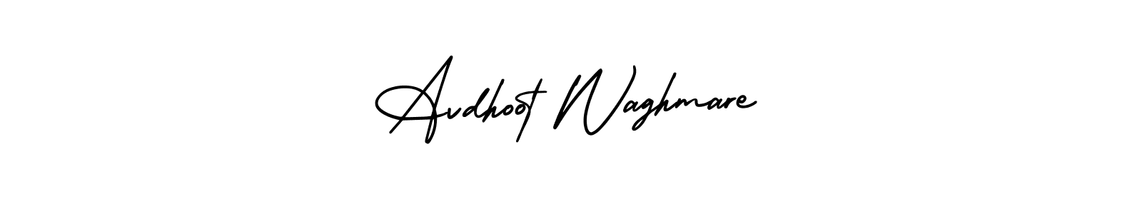 Create a beautiful signature design for name Avdhoot Waghmare. With this signature (AmerikaSignatureDemo-Regular) fonts, you can make a handwritten signature for free. Avdhoot Waghmare signature style 3 images and pictures png