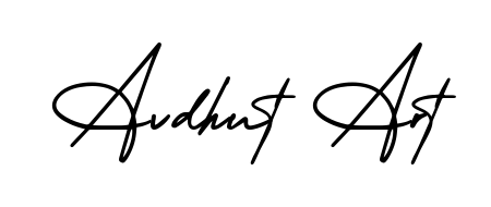 AmerikaSignatureDemo-Regular is a professional signature style that is perfect for those who want to add a touch of class to their signature. Get Avdhut Art name fancy signature for free. Avdhut Art signature style 3 images and pictures png